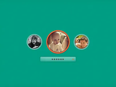 Tablet Login Concept login ui
