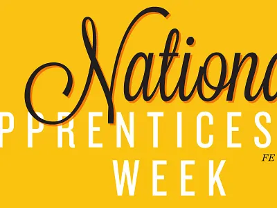 National Apprenticeship Week apprenticeship black cover lavanderia national supplement type week white yellow