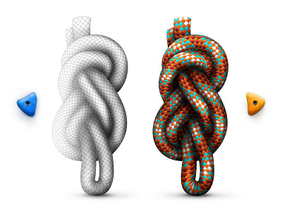Climbing Rope bouldering climbing hold icon knot rock climbing rope slider ui