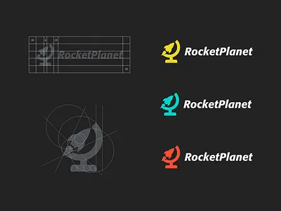 Final Rocket Planet Logo / Guidelines brand brand identity branding corporate identity custom logo design design designer freelance designer globe golden ratio graphic design guidelines identity kairevicius logo logo design logo designer logomark logos logotype mark minimalistic logos modern paulius planet rocket simple usa new york