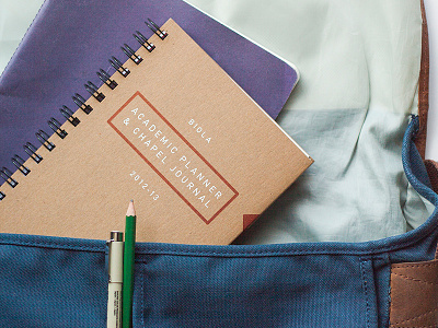 Planner binder biola book chapel journal layout planner spiral