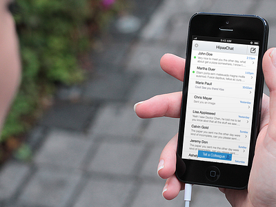 New app Ui care cjat clean doctor flat healthcare hipaa hipaachat. minimal interface medical minimal ui ux