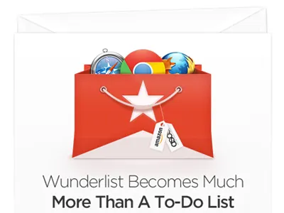 Newsletter bag browser chrome extension firefox icon newsletter ribbon safari shopping wunderlist