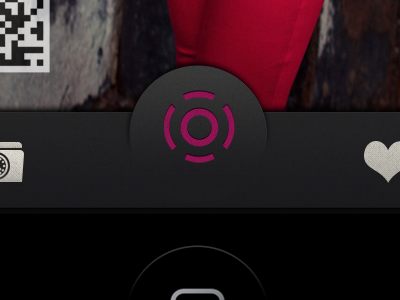Big push button tab bar app iphone 5 tab bar iphone tab bar tab bar tab bar inspiration