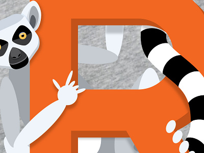 Ringtail Shirt illustration lemur shirt