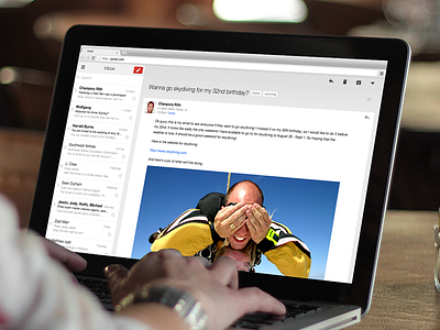 iOS-style Gmail for Desktop! chrome desktop gmail google ios retina webapp