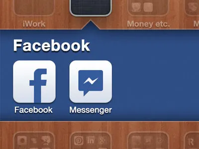 Facebook Folder apps facebook icons ios iphone whatif
