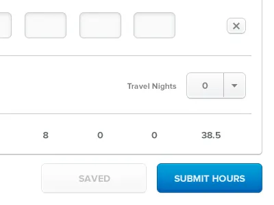 Time Entry admin app button buttons dash dashboard form interface label proxima nova select time time entry ui ux web app webapp
