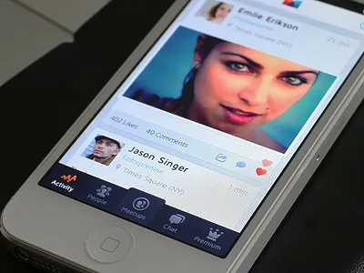 an app app clean glow green ios iphone minimal ui ux