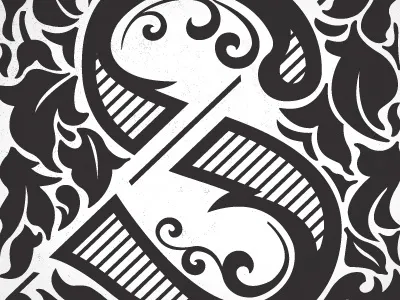 Storiarts Identity branding curves flourishes identity initial cap leaves lettering logo s vectors