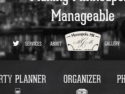 MGM Sneak Peek blackboard chalk classy clean elegant minneapolis texture