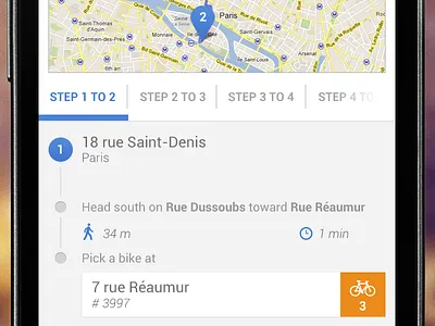 Bike Directions in Paris android bicycle bike itinerary paris tour trip