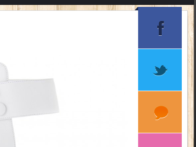 Social Button on App app iphone fb button social button twitter button