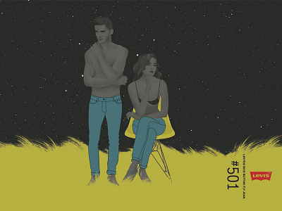 Levi's / WeTransfer design fashion illustration menswear
