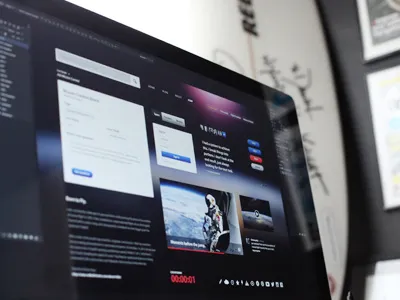 Space Jump UI Kit PSD buttons download forms icons interface navigation psd space typography ui kit video