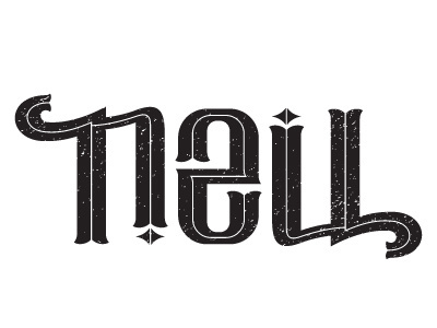 Ambigrams For Dribbblers // 2 ambigram custom hand lettering lettering neil tasker typography