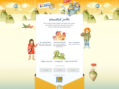 Vianočná pošta illustrated website