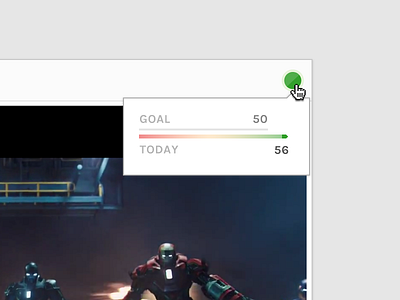 Goal Monitor goal indication led monitor