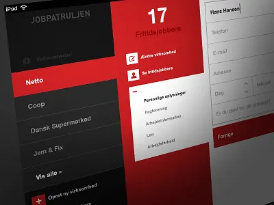 iPad App add app application form details edit fill form good user interface gui interface ipad ipad app nav nav bar nice ui personal personal details retina ui user