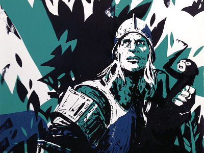 Villain 01 : Aguirre aguirre monkey print screenprint versus villain
