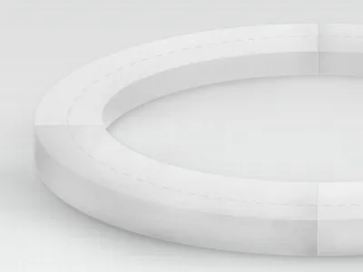 Vector Circle 3d burn circle dodge grey vector