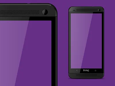 Htc one template android android template htc htc one htc one template purple template