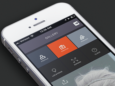 Gallery camera design gallery ios iphone photo picture sharing ui victor erixon