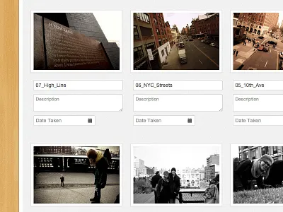 Upload Page Large photos upload uploading