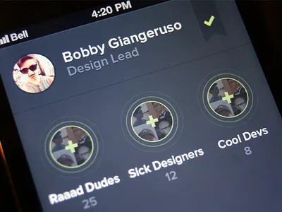 Drag To Add drag to add groups interactions ios iphone ui
