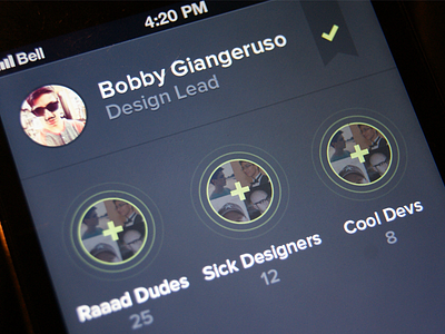 Drag To Add drag to add groups interactions ios iphone ui