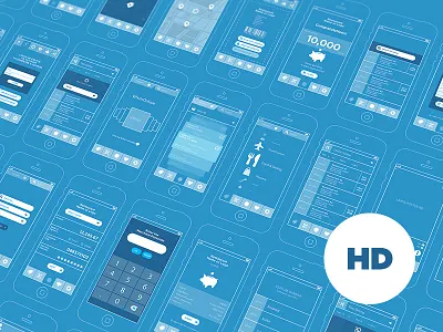 Wireframin' HD button buttons graphic design ipad iphone mobile ui