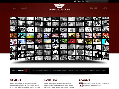 AVC Digital Media branding clean college design education graphic lancaster school website ui ux website wordpress