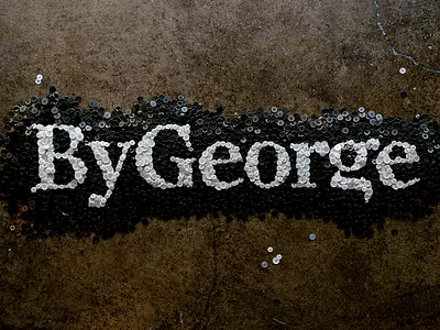 ByGeorge Print Ad ad button buttons bygeorge fashion print stained concrete