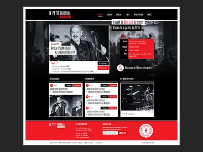 Webdesign LPJM photoshop webdesign