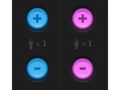 Cokonnect Counter buttons counter iphone men ui women