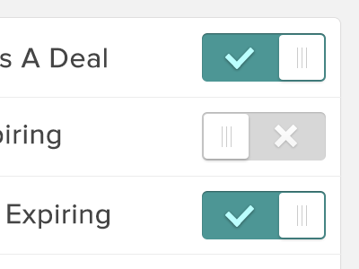 Kraved – General Settings avatar clean cross dailydeal deal george kraved minimal profile settings sleek switch tick toggle