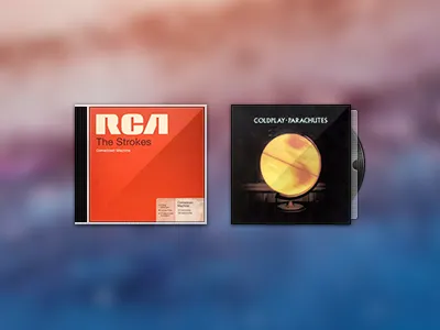 Jewel Case & Vinyl 128px album artwork audio black case cd compact cover disc frame freebie gloss icon icons jewel lp music package psd record reflection sleeve transparent vinyl