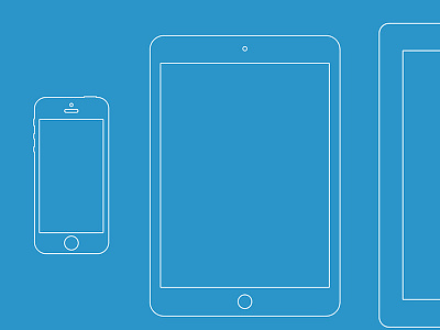 iFrames Freebie (iPhone 5, iPad Mini, iPad 4 & iMac) apple devices free freebie ipad ipad mini iphone template wirefames wires