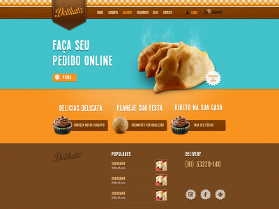 Delikata Interface study ecommerce food textures