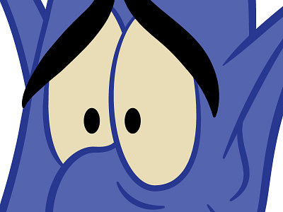 Genie blue character disney drawing eyes favorite illustrating illustration vector