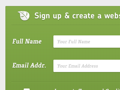 Wordpress Template UI app css3 design detail html5 texture ui user interface website design