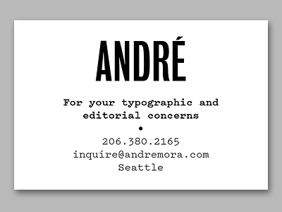 Calling Card bureau grot pitch