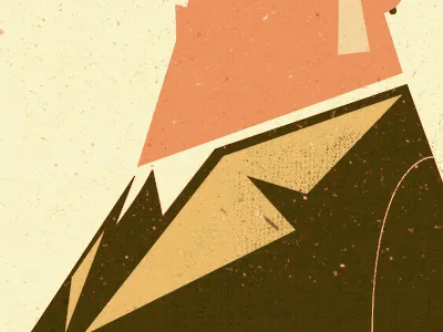 Stiff Upper Lip illustration retro texture vector weirdink