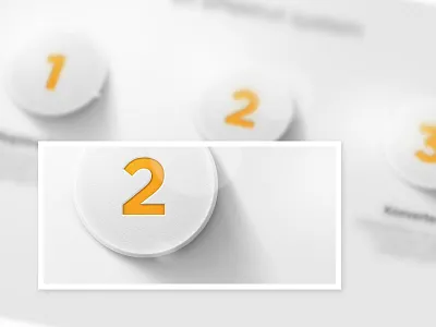 Presentation buttons depth highlight light plastic presentation realistic sale shadows step steps texture tones ui wall