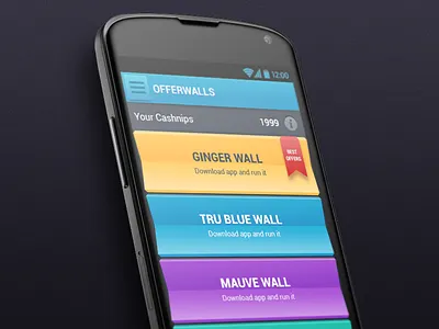 Cash Cat (Android) android app application buttons design designer experience interface list mobile ui user user experience user interface ux