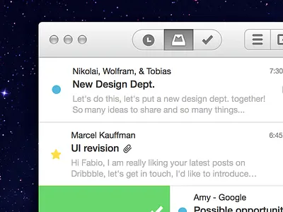 Mailbox client [.sketch] app giveaway mac os x osx retina sketch sketchapp source ui