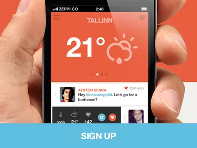 Mooday - Sign Up android climacons degrees flat forecast funding geomicons investors iphone landing page like mood mooday share share mood sign sign up tallinn temperature thermometer up weather