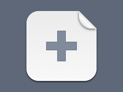 Add File icon ios practice sketch