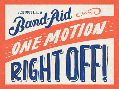 The Ex-Girlfriend S02•E01 band aid bold bright comedy design flourish graphicdesign handlettering lettering motion quote quotes seinfeld sitcom texture textures theseinfeldproject type typography