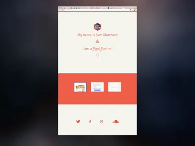 Portfolio Website V4 clean css3 flat folio portfolio simple website